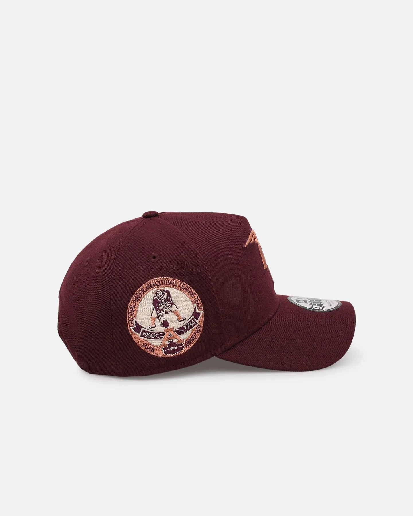 New Era New England Patriots 'Penny' 9FORTY A-Frame Snapback Maroon sold by Culture Kings product image thumbnail 3