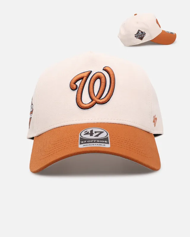47 Brand Washington Nationals 'Cinnamon Crisp' 47 Offside Snapback Natural made by 47
