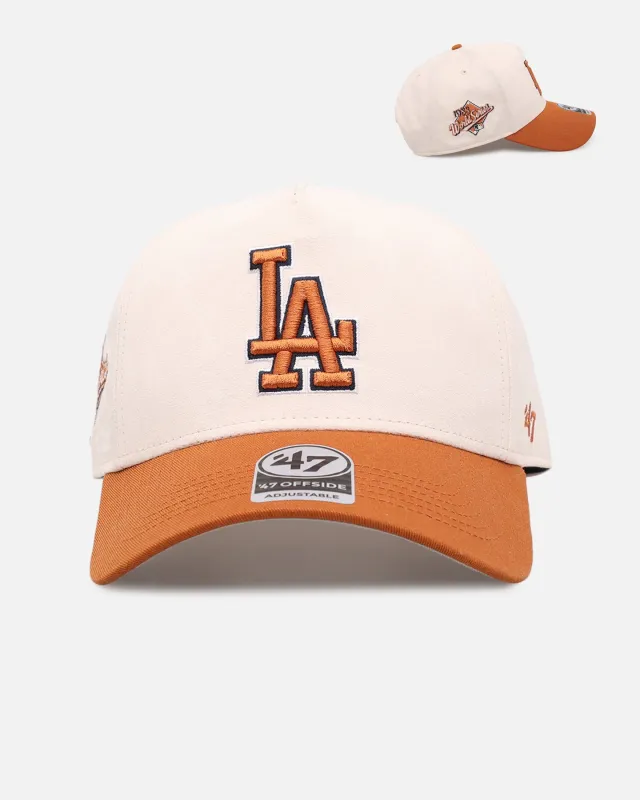 47 Brand Los Angeles Dodgers 'Cinnamon Crisp' 47 Offside Snapback Natural made by 47