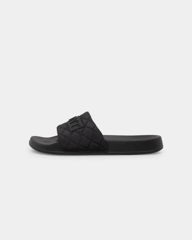 Saint Morta Meteor Quilted Slide Black sold by Culture Kings