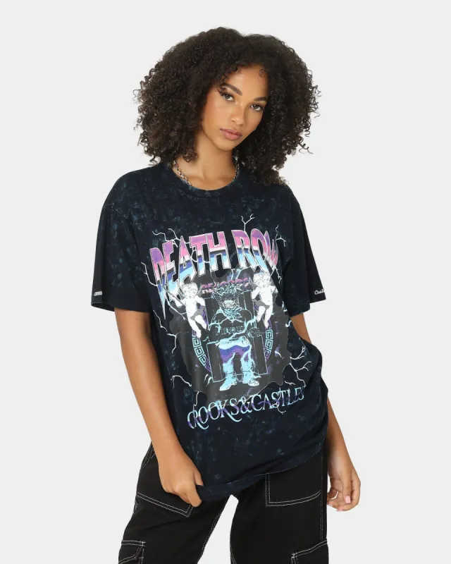 Crooks & Castles X Death Row Records Core Electric T-Shirt Black sold by Culture Kings
