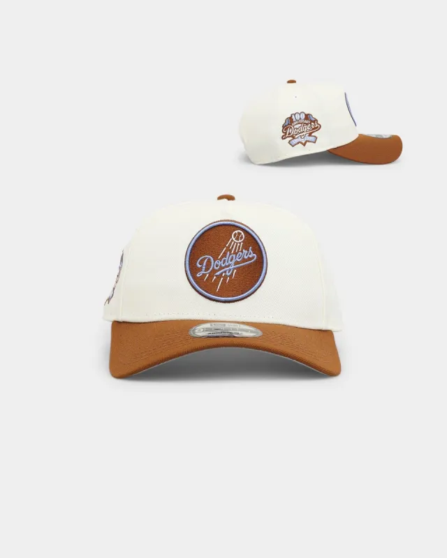 New Era Los Angeles Dodgers 'Toasted Peanut' 9FORTY A-Frame Snapback White sold by Culture Kings