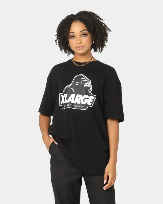 XLARGE 91 Slanted Logo T-Shirt Black/White sold by Culture Kings