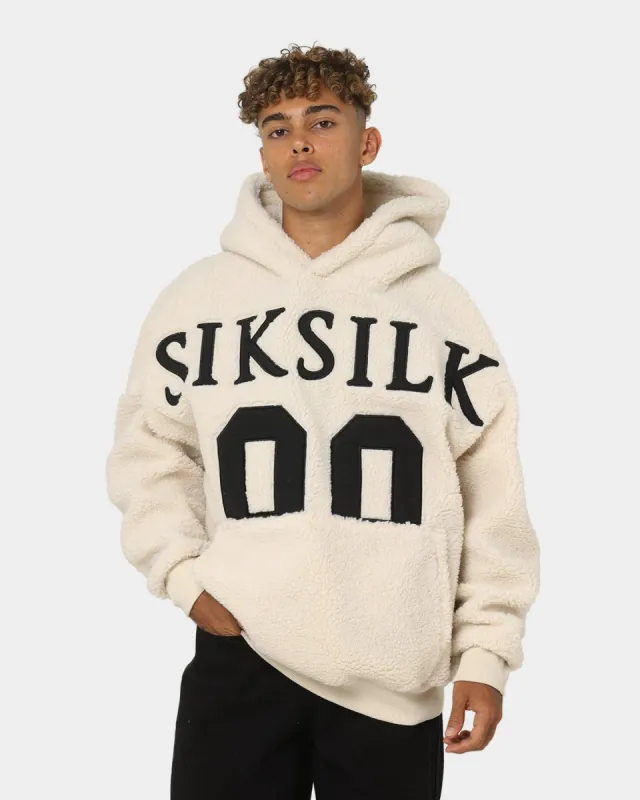 Sik Silk Borg Hoodie Ecru sold by Culture Kings