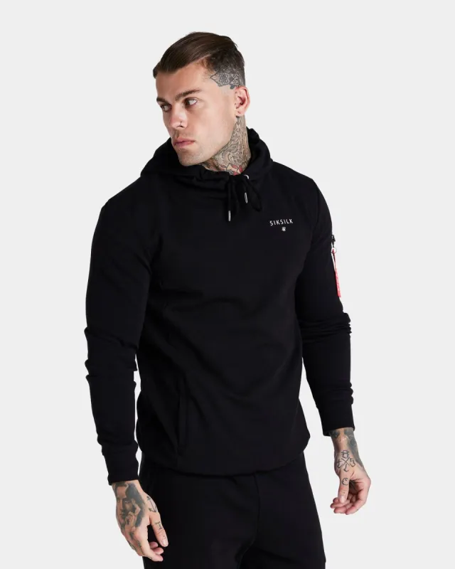 Sik Silk Flight Pro Overhead Hoodie Black sold by Culture Kings