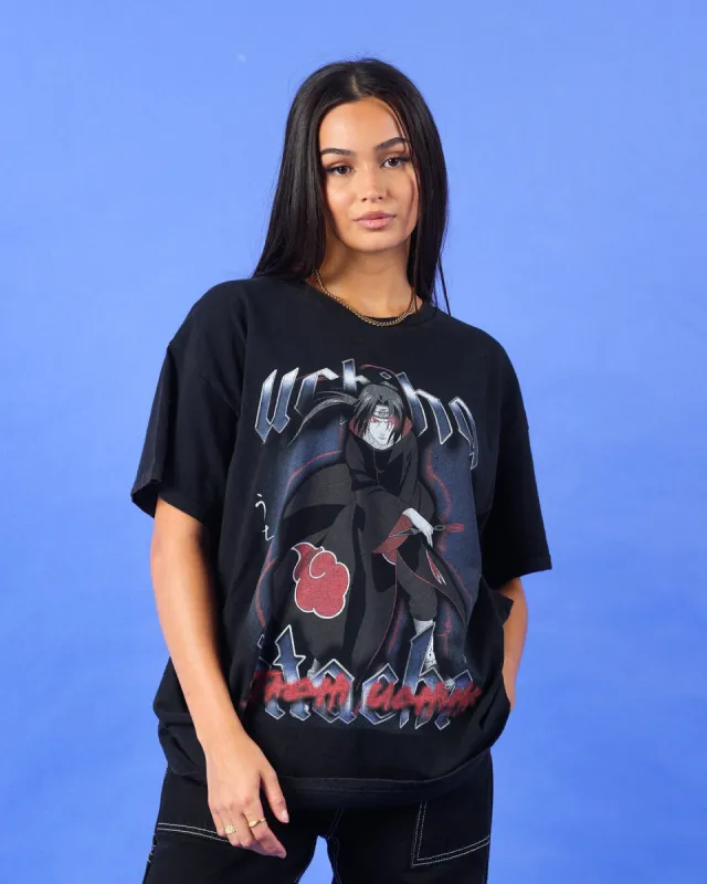 Goat Crew X Naruto Itachi Uchiha Premium Vintage T-Shirt Vintage Black sold by Culture Kings
