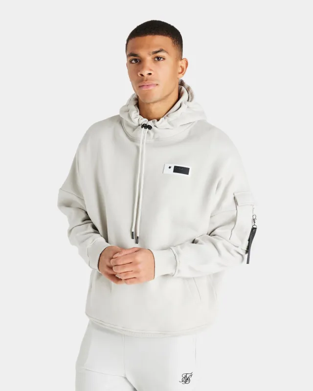 Sik Silk Toggle Cord Oversized Hoodie Grey sold by Culture Kings