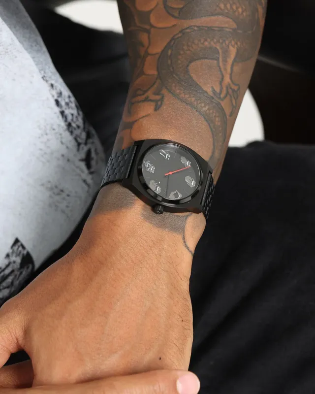 Nixon X Rolling Stones Time Teller All Black sold by Culture Kings