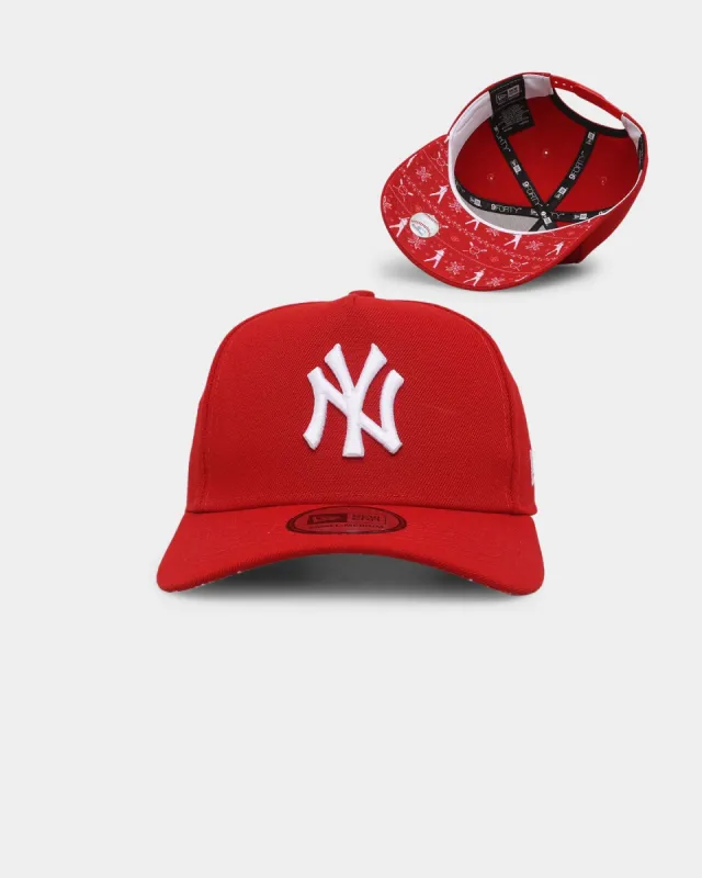 New Era New York Yankees 'Fairisle' 9FORTY K-Frame Snapback Red/White made by New Era