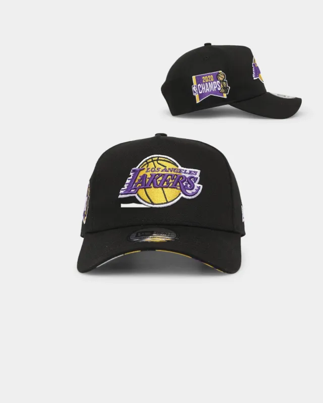New Era Los Angeles Lakers 'Camo Underbrim' 9FORTY K-Frame Snapback Black sold by Culture Kings