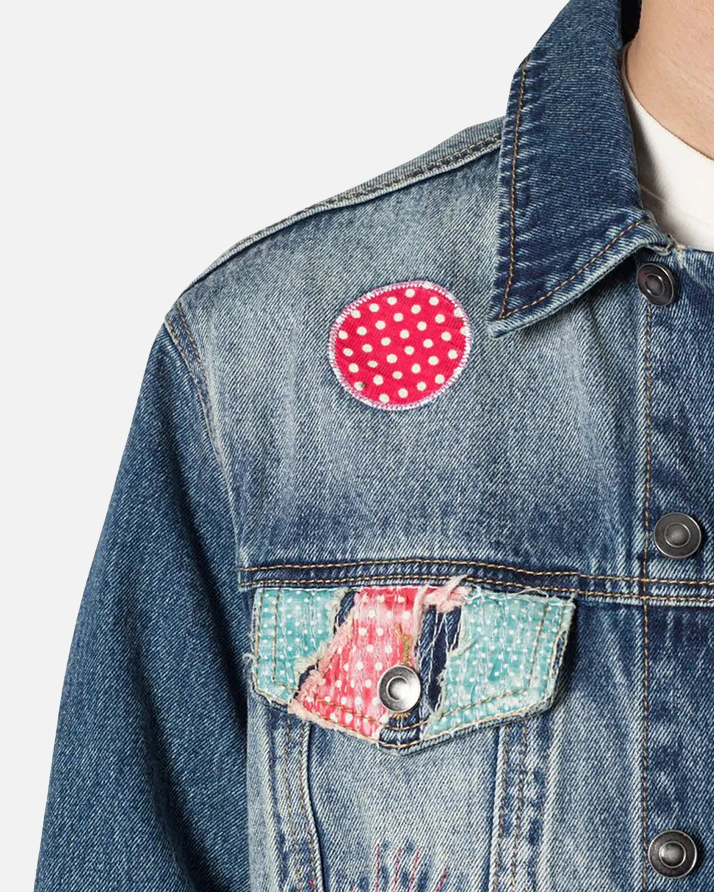 MNML Rugged Trucker Denim Jacket Blue sold by Culture Kings product image thumbnail 4