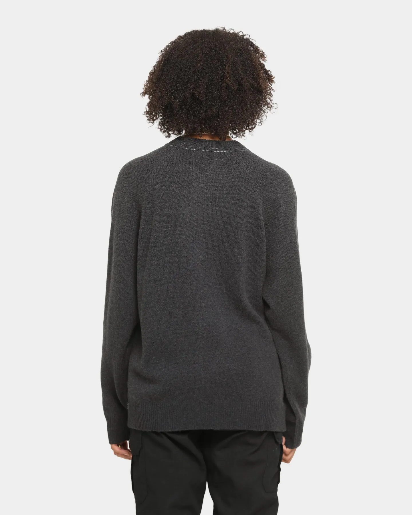 Supreme Stone Washed Sweater Black size