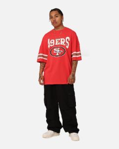 Majestic Athletic San Francisco 49ers Vintage Sport Striped Sleeve T-Shirt Faded Red sold by Culture Kings