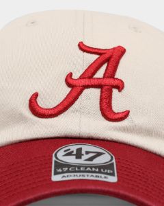 47 Brand Alabama Crimson Tide NCAA Local '47 Clean Up Strapback Bone sold by Culture Kings