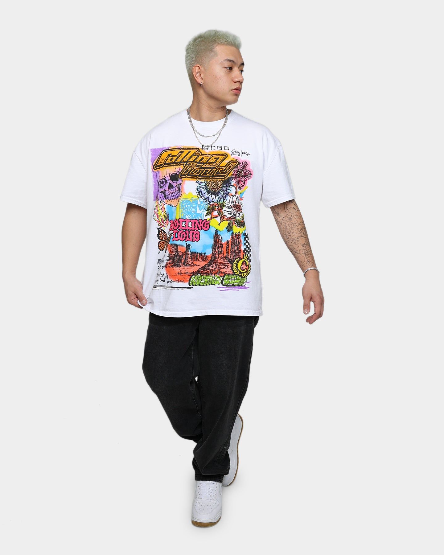 Rolling Loud Rolling Loud Scrapbook T-Shirt White sold by Culture Kings product image thumbnail 3