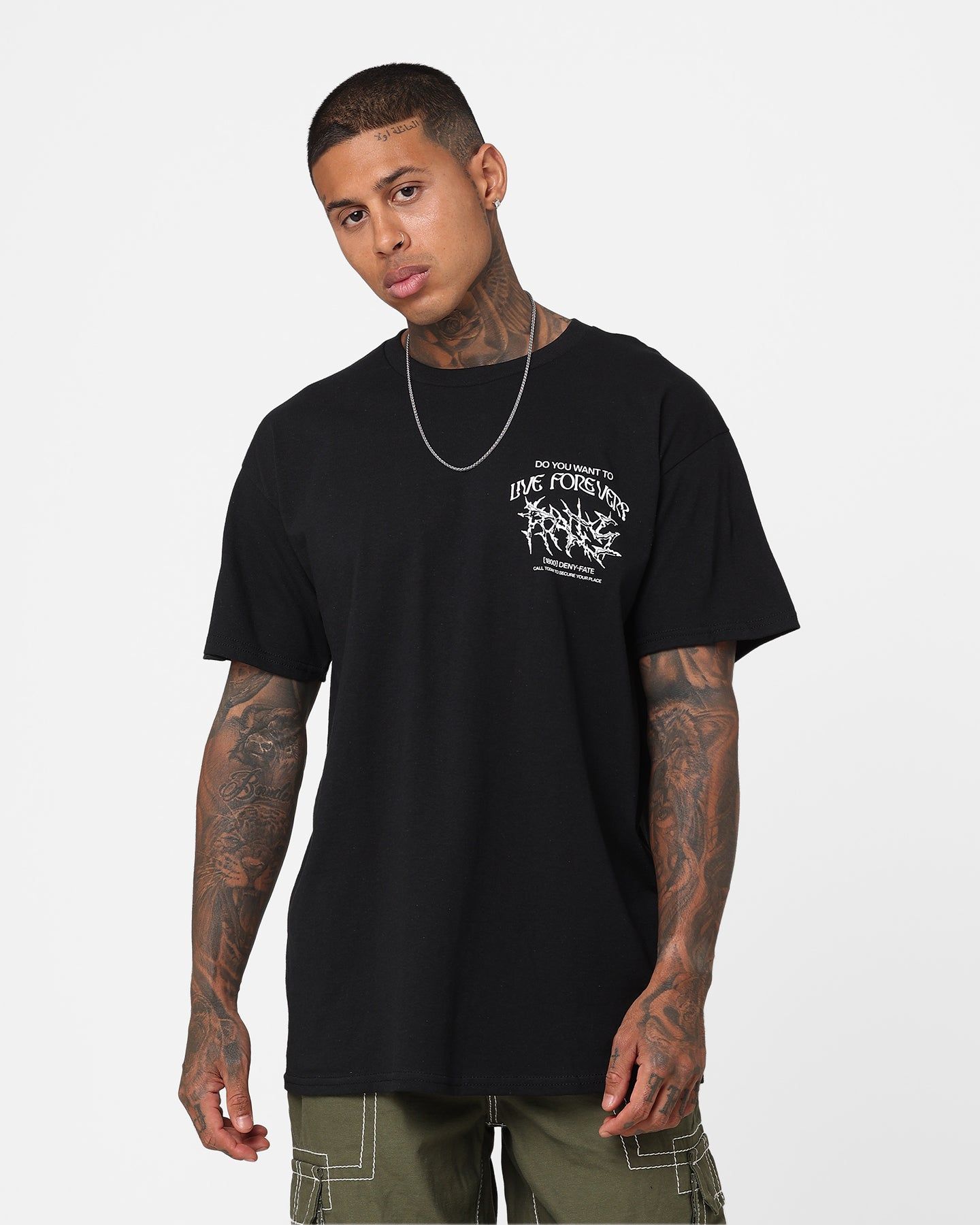 Rats Get Fat Rats Live Forever T-Shirt Black sold by Culture Kings product image thumbnail 2