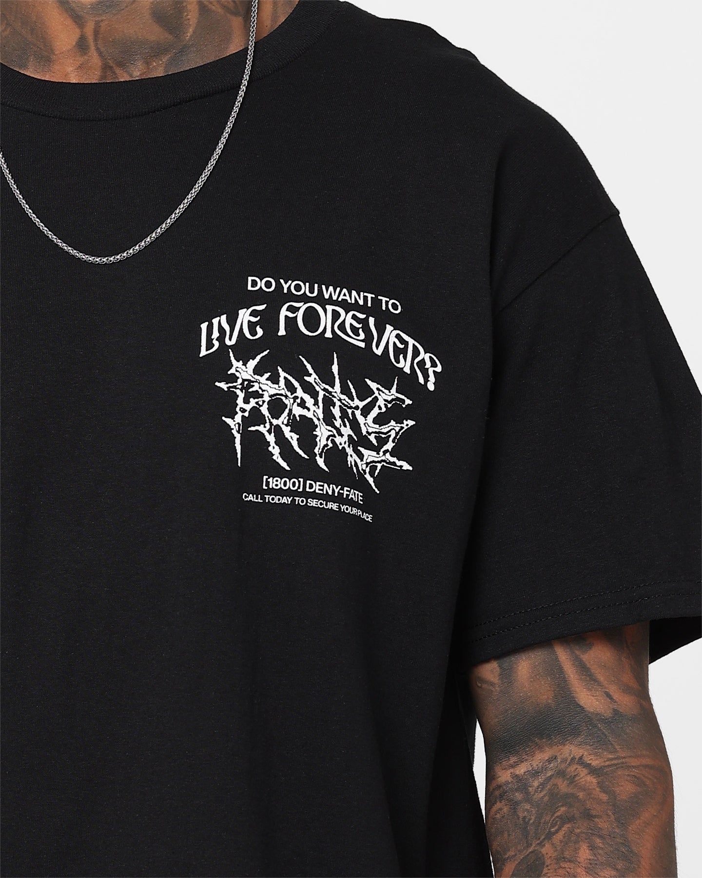 Rats Get Fat Rats Live Forever T-Shirt Black sold by Culture Kings product image thumbnail 4