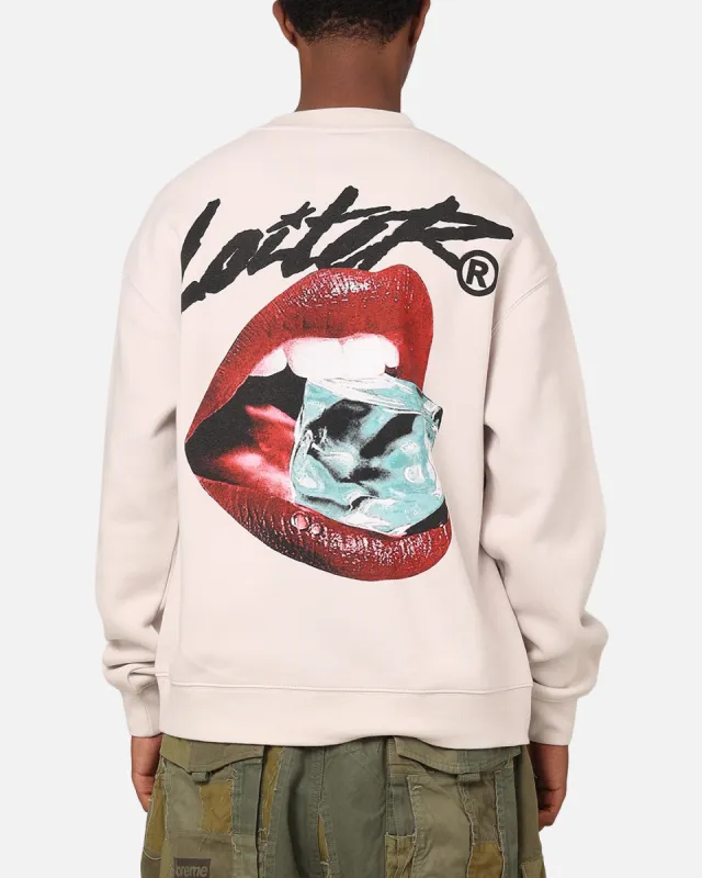 Loiter Cold Lips Crewneck Bone sold by Culture Kings