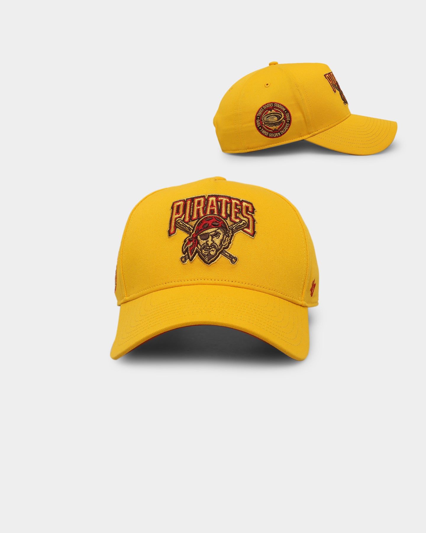 47 Brand Pittsburgh Pirates 'Mustard & Ketchup' Sure Shot MVP DT Snapback Yellow/Red sold by Culture Kings
