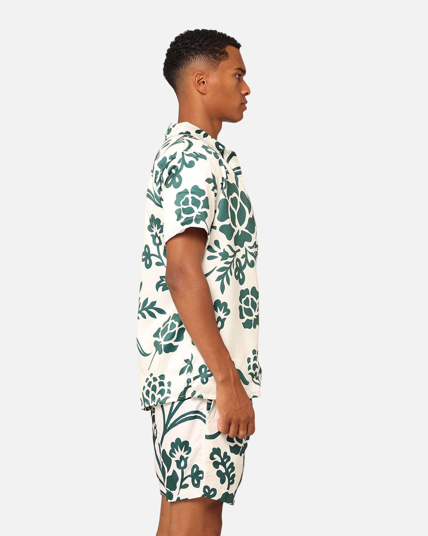 XXIII James Button Up Shirt Cream/Green sold by Culture Kings product image thumbnail 5