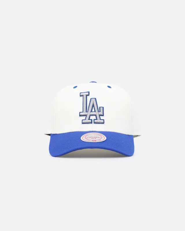 Mitchell & Ness Los Angeles Dodgers Go Team Go Snapback White Cream/Blue sold by Culture Kings