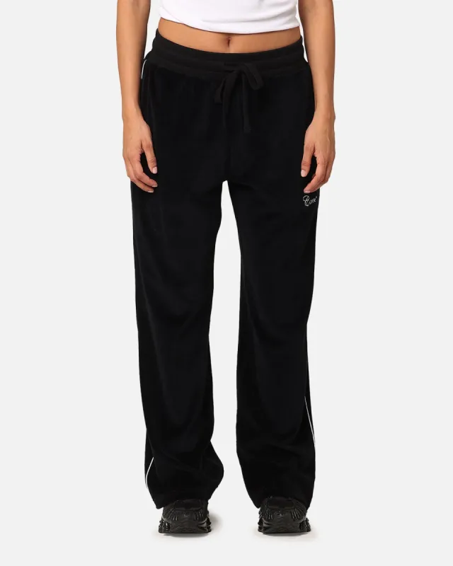Carre Gorgeous Velour Trackpant Black sold by Culture Kings