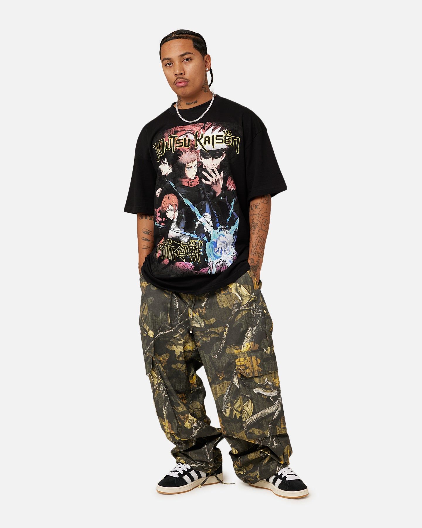 Goat Crew X Jujutsu Kaisen Heavyweight T-Shirt Black sold by Culture Kings product image thumbnail 3