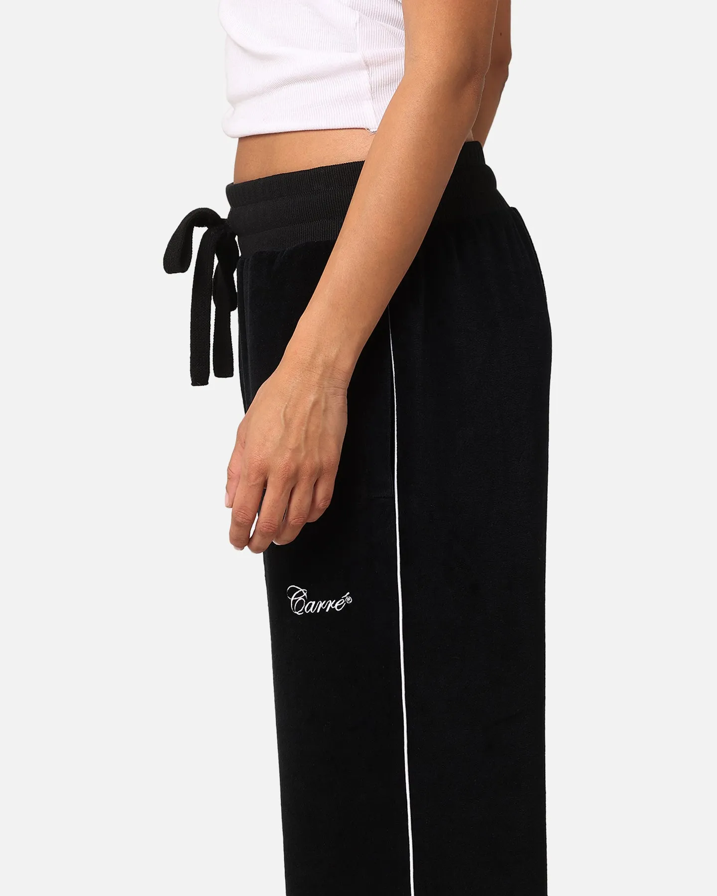 Carre Gorgeous Velour Trackpant Black sold by Culture Kings product image thumbnail 4