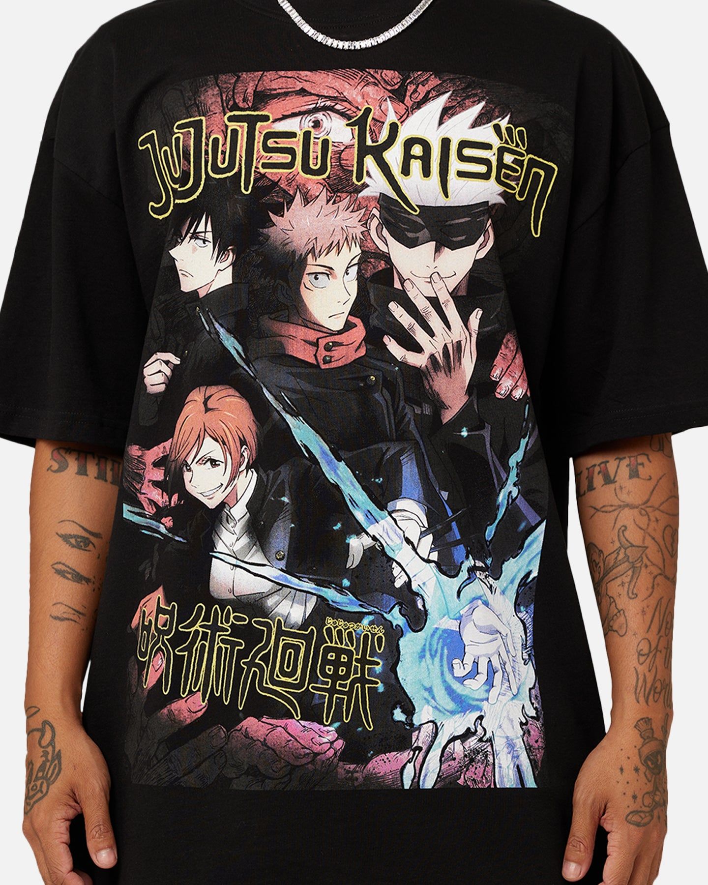 Goat Crew X Jujutsu Kaisen Heavyweight T-Shirt Black sold by Culture Kings product image thumbnail 4