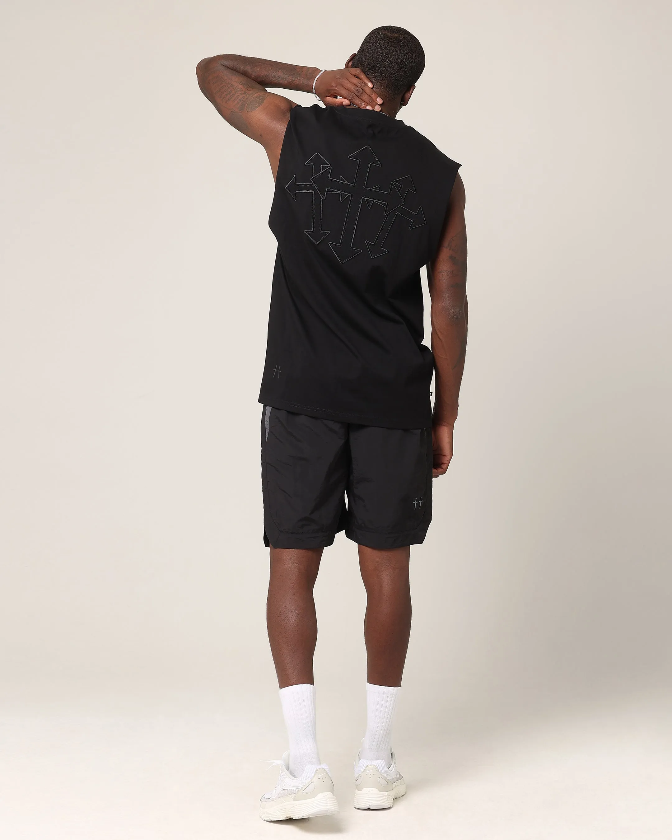 Saint Morta Sorrows Oversized Muscle T-Shirt Black sold by Culture Kings product image thumbnail 3