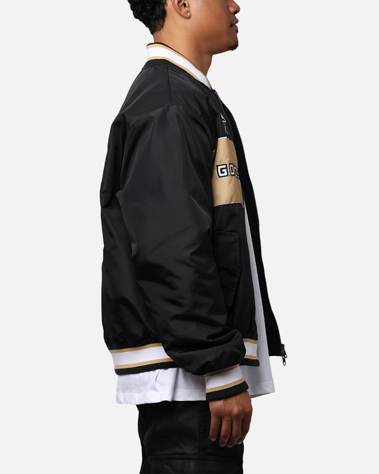 Majestic Athletics Vegas Golden Knights Moto Jacket Faded Black sold by Culture Kings product image thumbnail 4