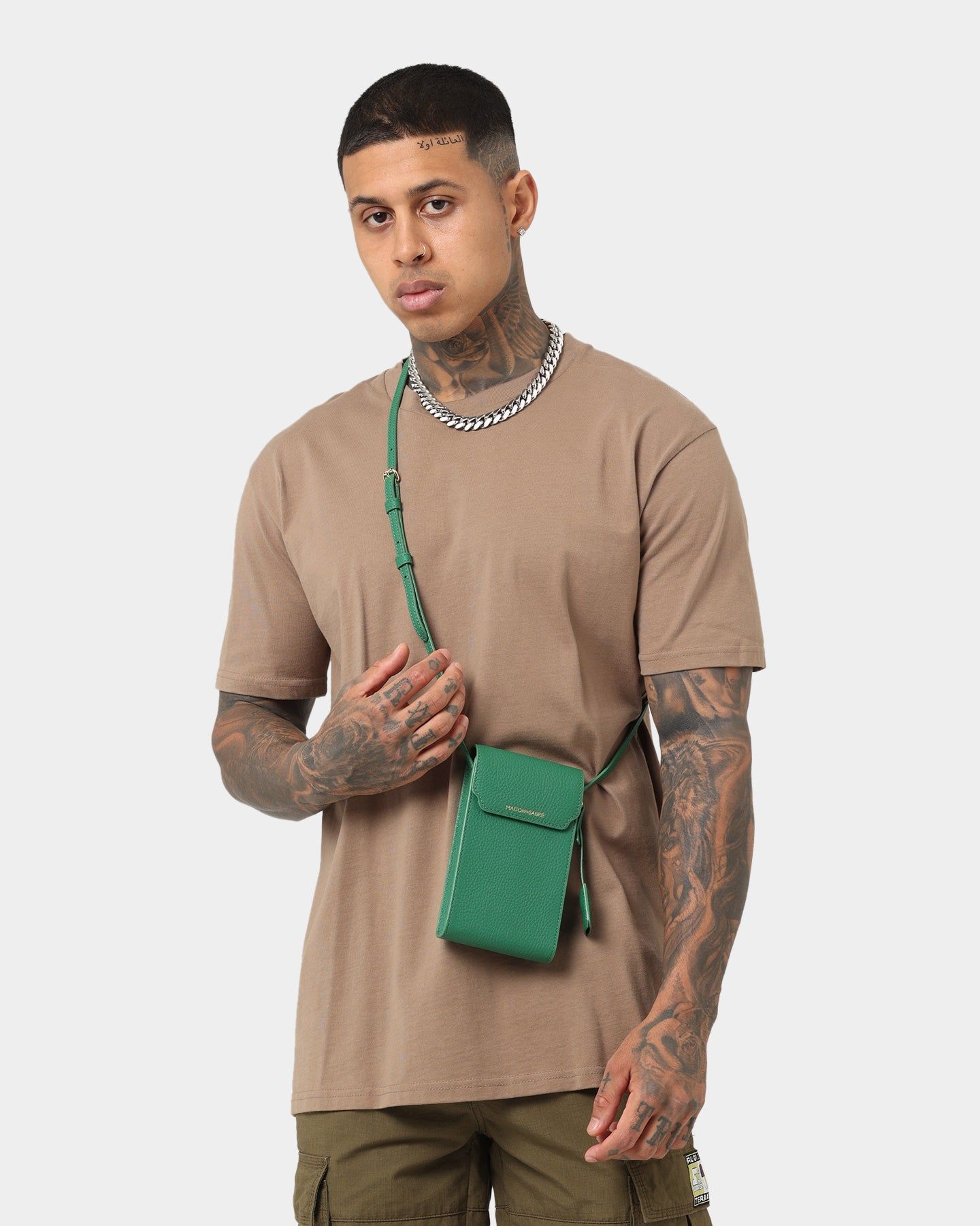 Maison De Sabre The Crossbody Phone Pouch Emerald Green sold by Culture Kings