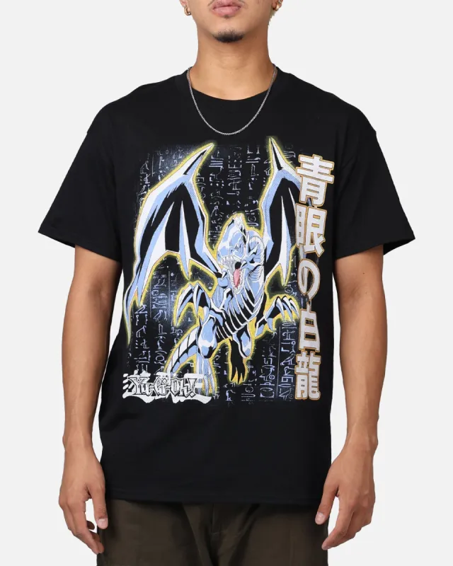 Goat Crew X Yu-Gi-Oh! Blue Eyes White Dragon T-Shirt Black sold by Culture Kings