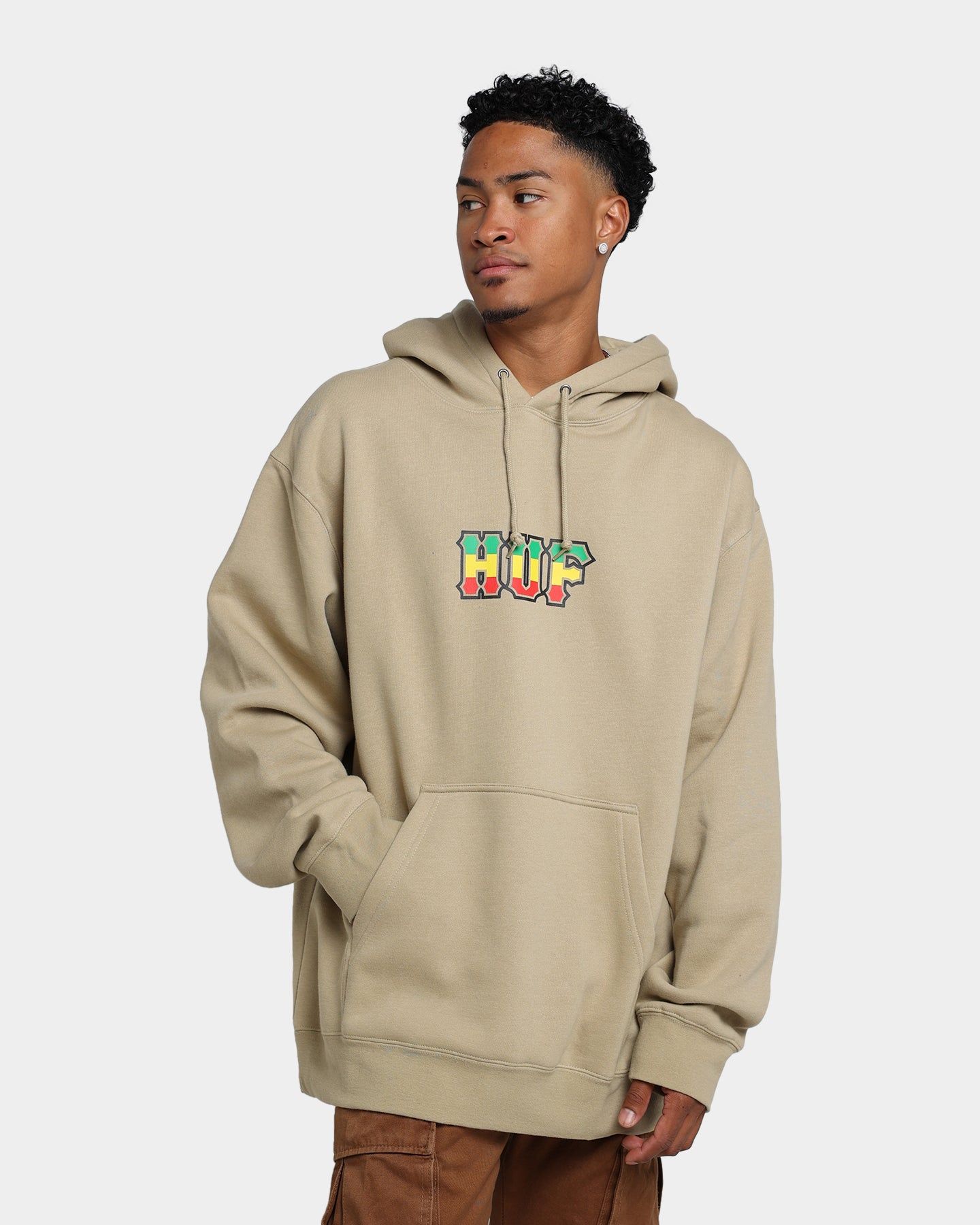 HUF Righteous Pullover Hoodie Tan sold by Culture Kings