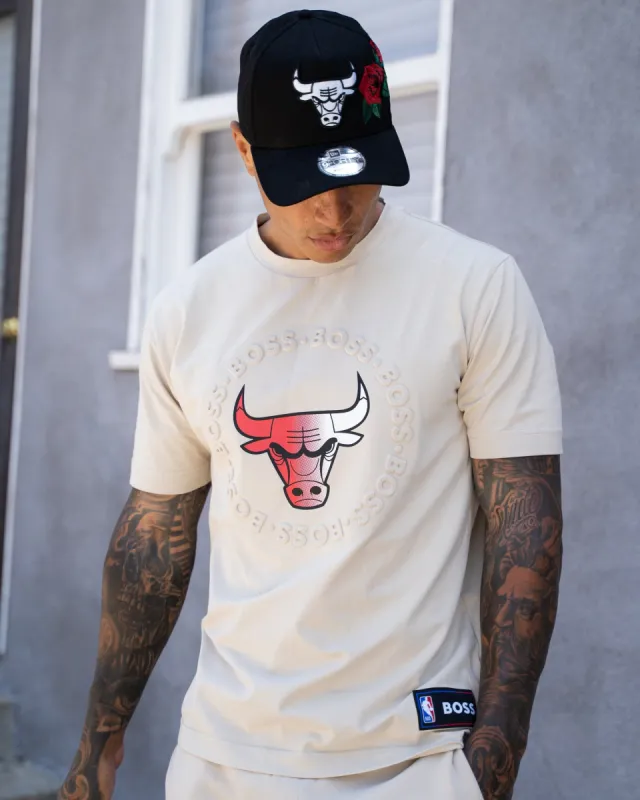 Hugo Boss Hugo Boss X NBA Basic Chicago Bulls Short Sleeve T-Shirt Light Beige sold by Culture Kings