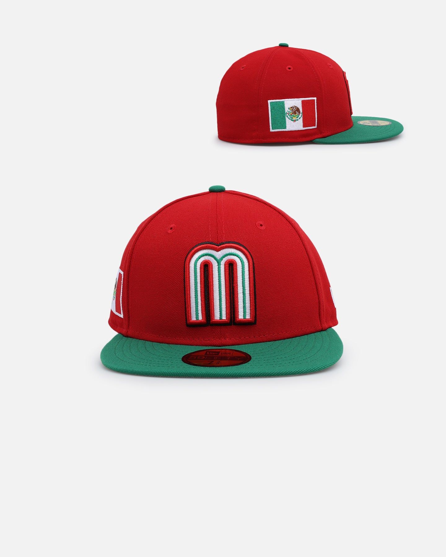 New Era Mexico National Baseball Team 'World Baseball Classic Mexico' 59FIFTY Fitted Scarlet/Kelly Green sold by Culture Kings