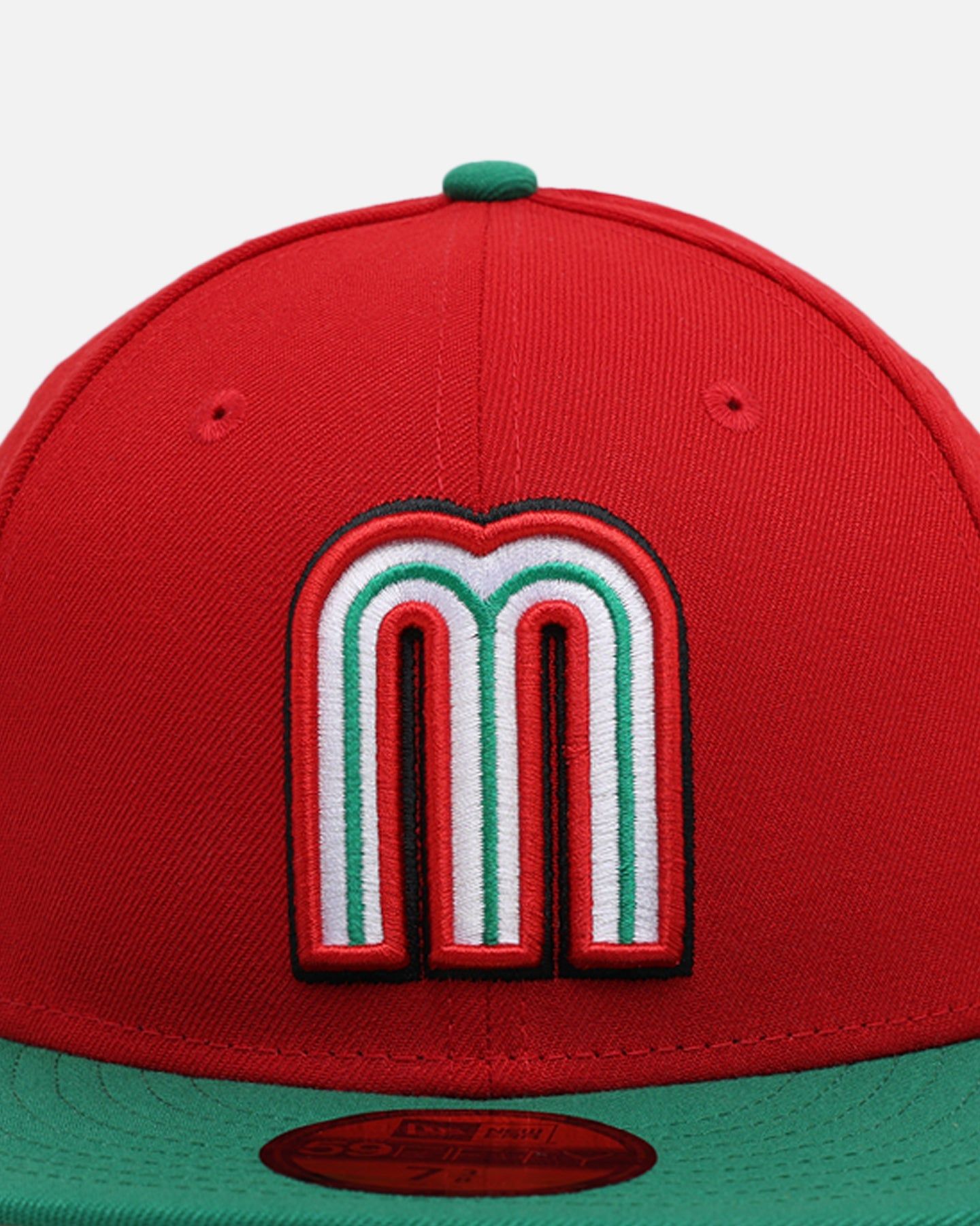 New Era Mexico National Baseball Team 'World Baseball Classic Mexico' 59FIFTY Fitted Scarlet/Kelly Green sold by Culture Kings product image thumbnail 5