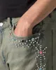 MNML X620 Studded Skinny Denim Jean Blue sold by Culture Kings