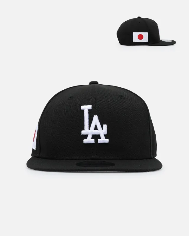 New Era Los Angeles Dodgers 'Japan Pack' 9FIFTY Snapback Black/White sold by Culture Kings
