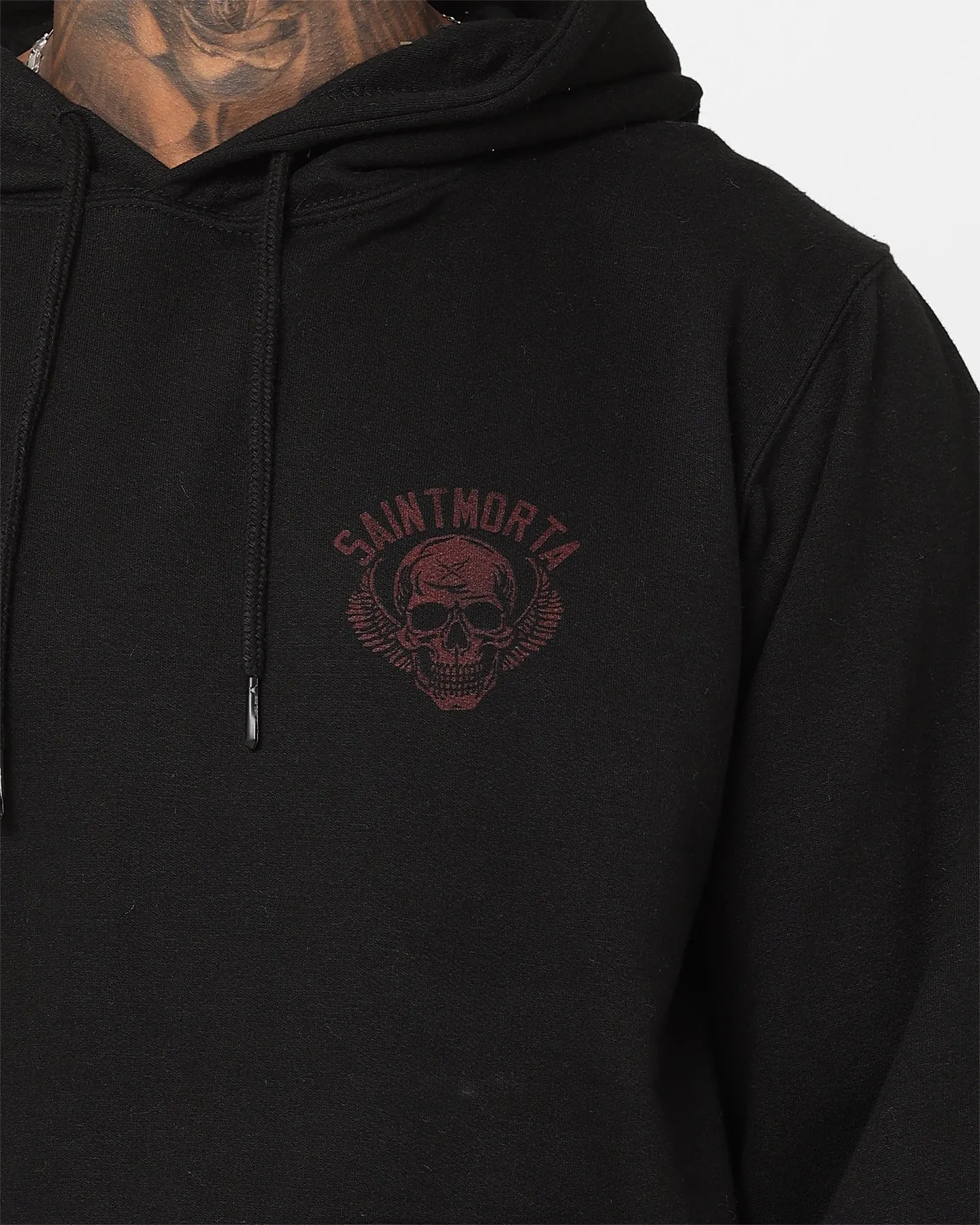 Saint Morta Fallows Hoodie Black/Red sold by Culture Kings product image thumbnail 4