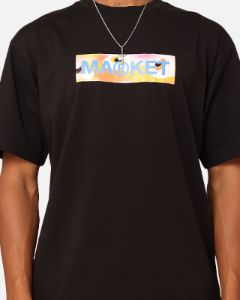 Market Bar Logo T-Shirt Black sold by Culture Kings
