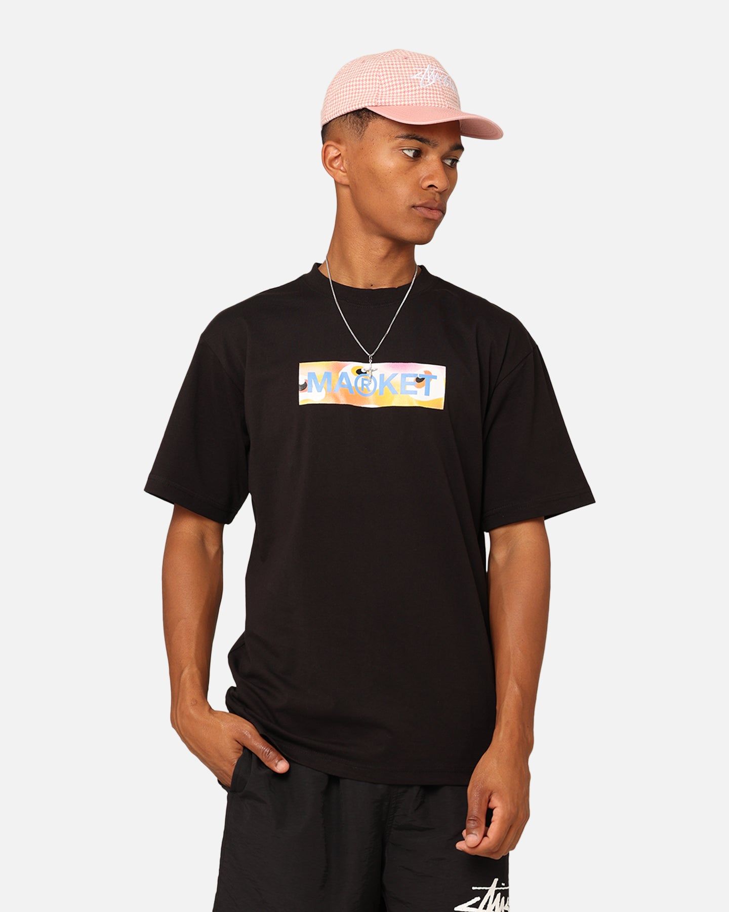 Market Bar Logo T-Shirt Black sold by Culture Kings