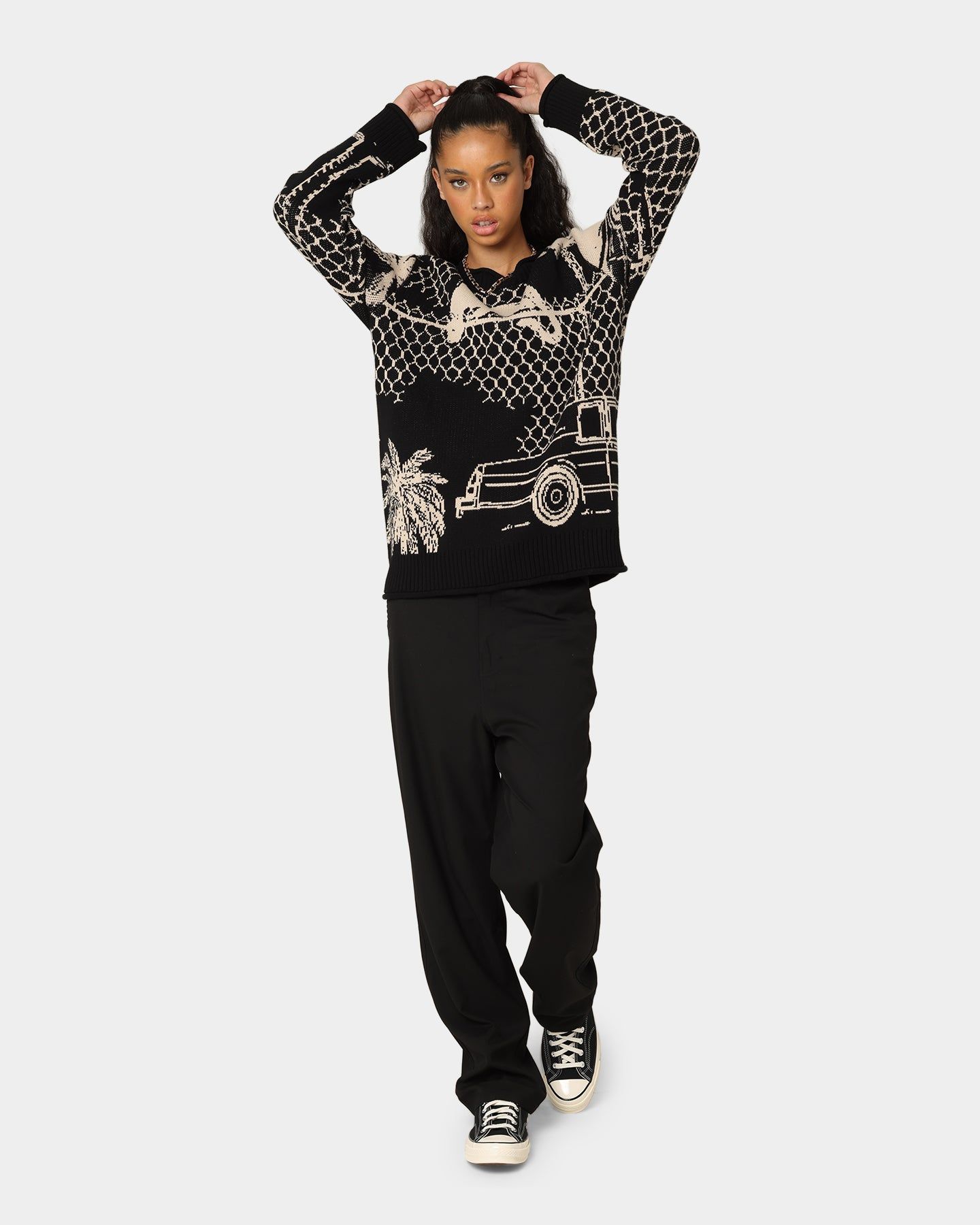 Honor The Gift Jungle Sweater Black sold by Culture Kings product image thumbnail 2