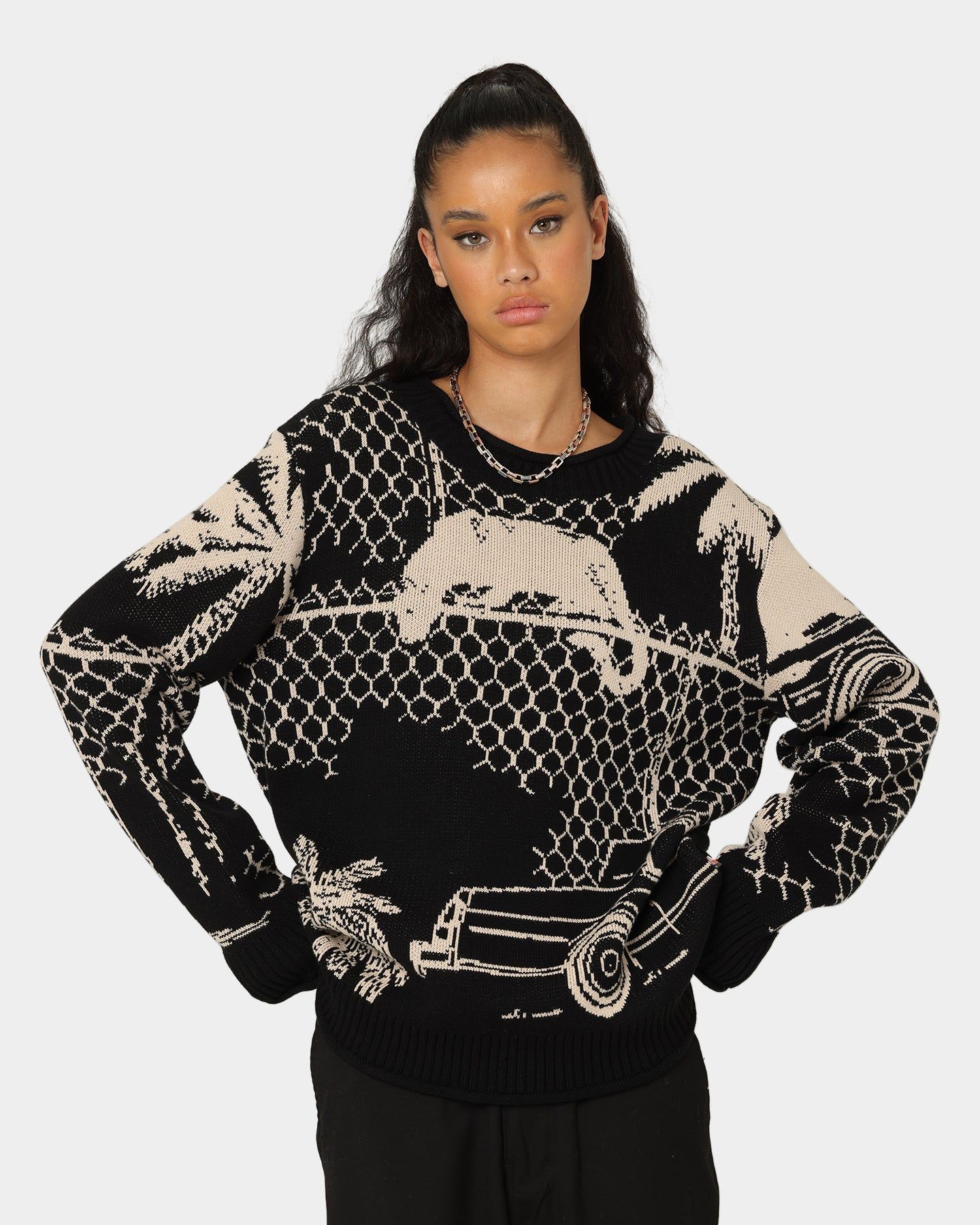 Honor The Gift Jungle Sweater Black sold by Culture Kings