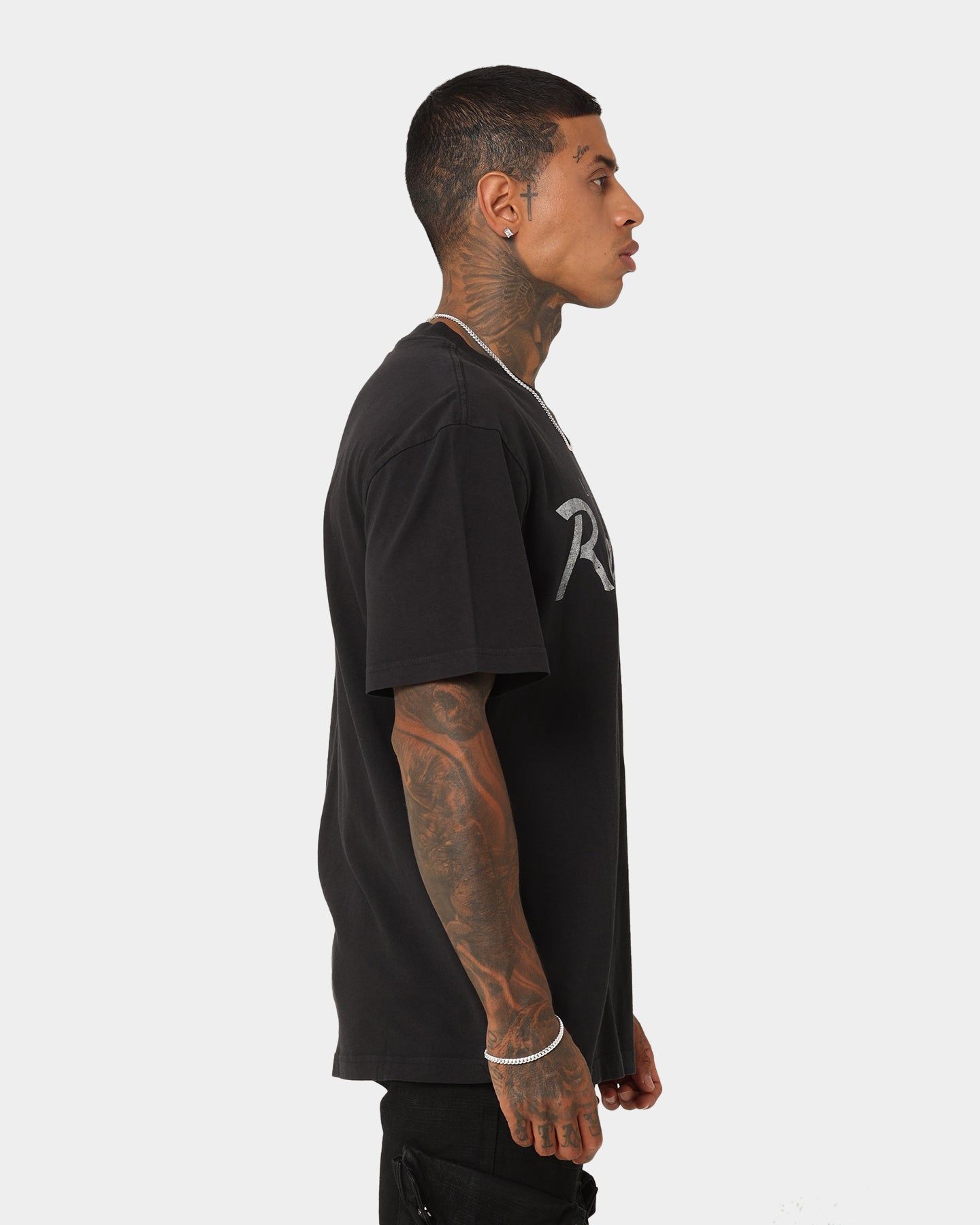 Mitchell & Ness Los Angeles Raiders Script T-Shirt Faded Black sold by Culture Kings product image thumbnail 5