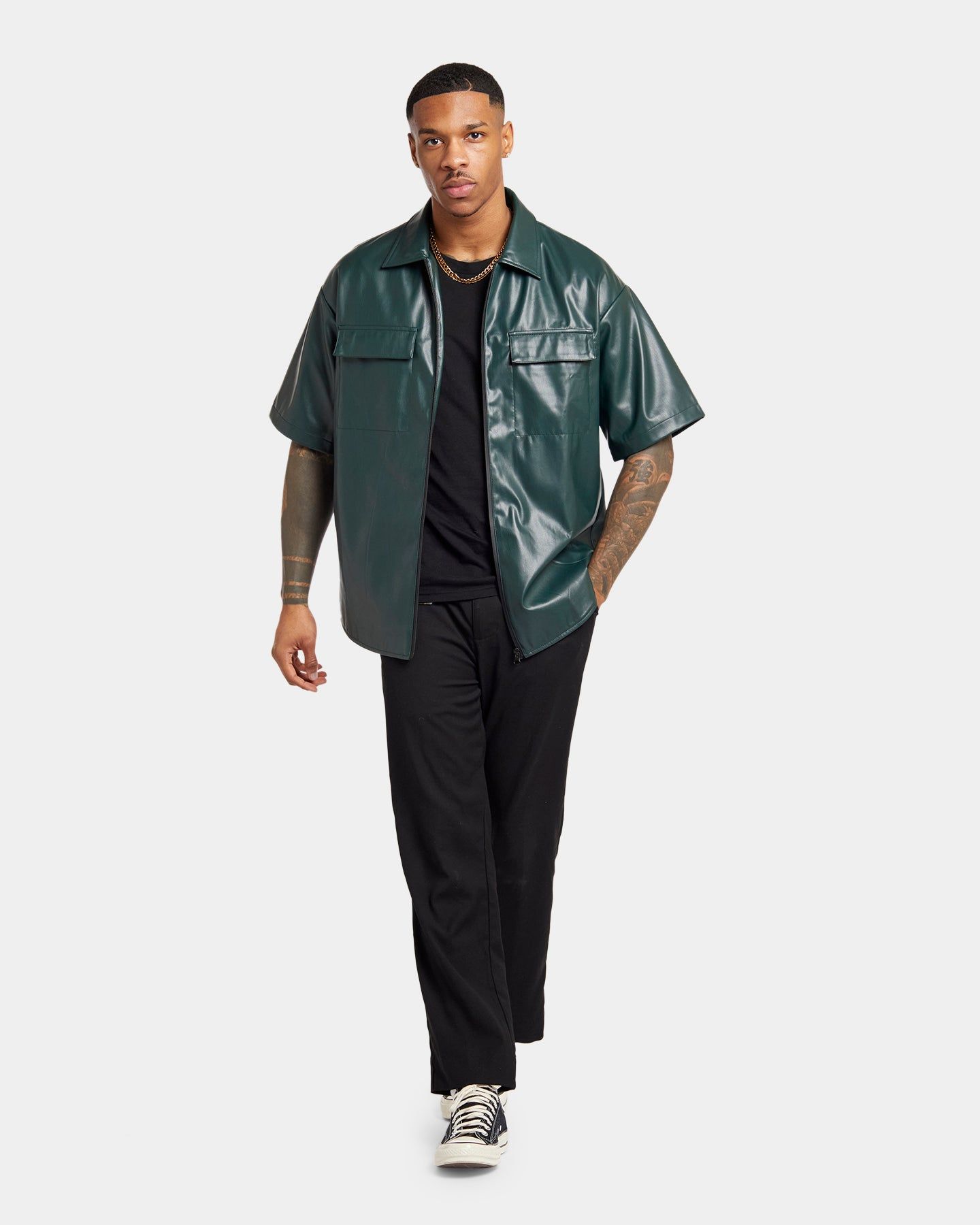 XXIII Dimi Leather Jacket Dark Green sold by Culture Kings product image thumbnail 2