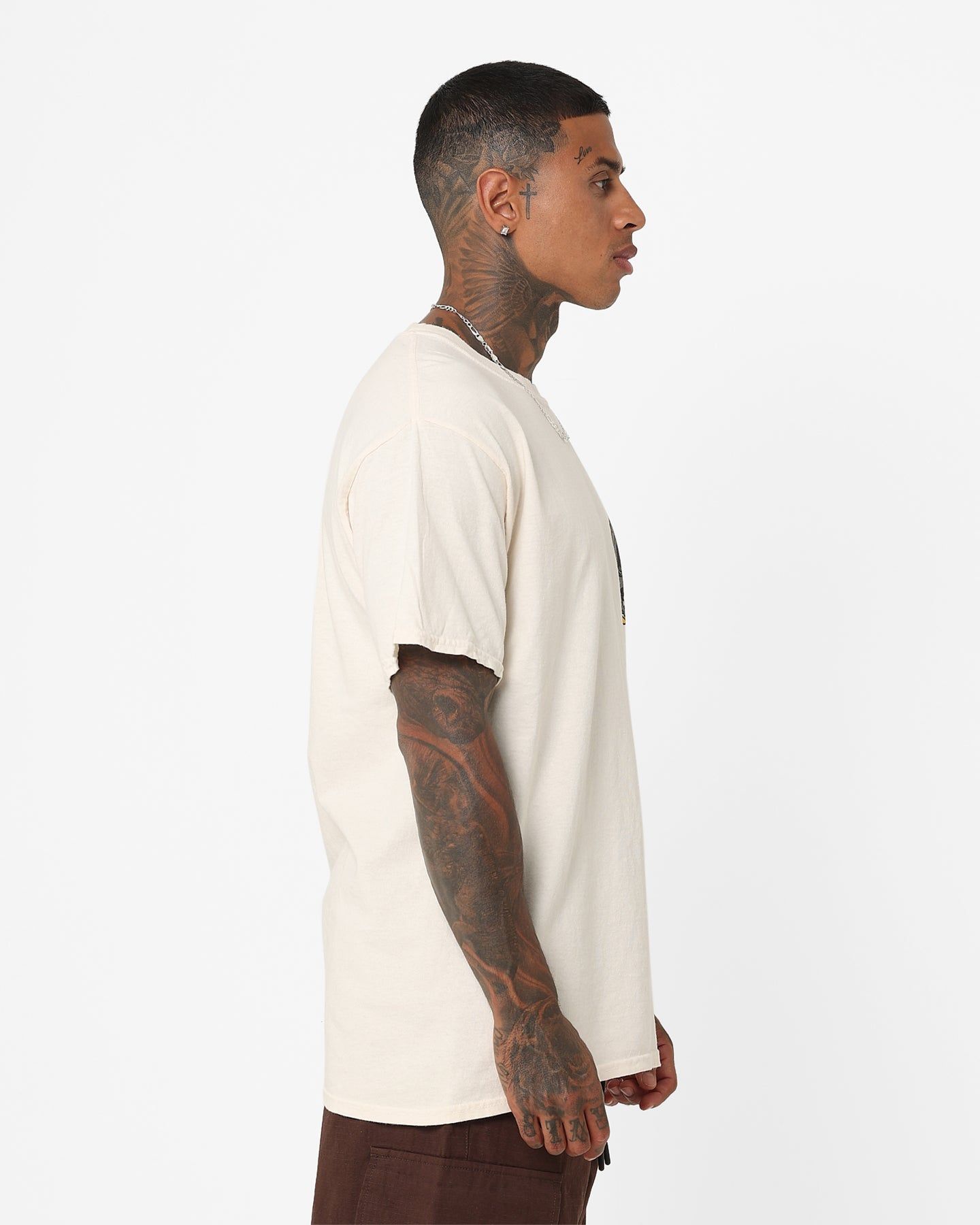 Goat Crew Smiley Skull Vintage T-Shirt Off White sold by Culture Kings product image thumbnail 5