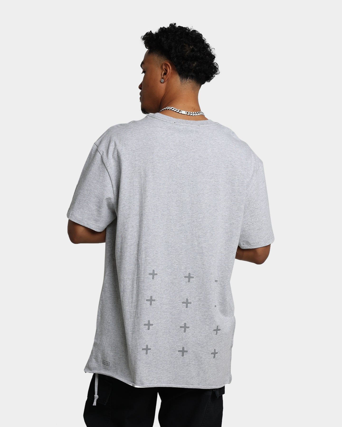 Ksubi 4 x 4 Biggie T-Shirt Grey Marle sold by Culture Kings product image thumbnail 2