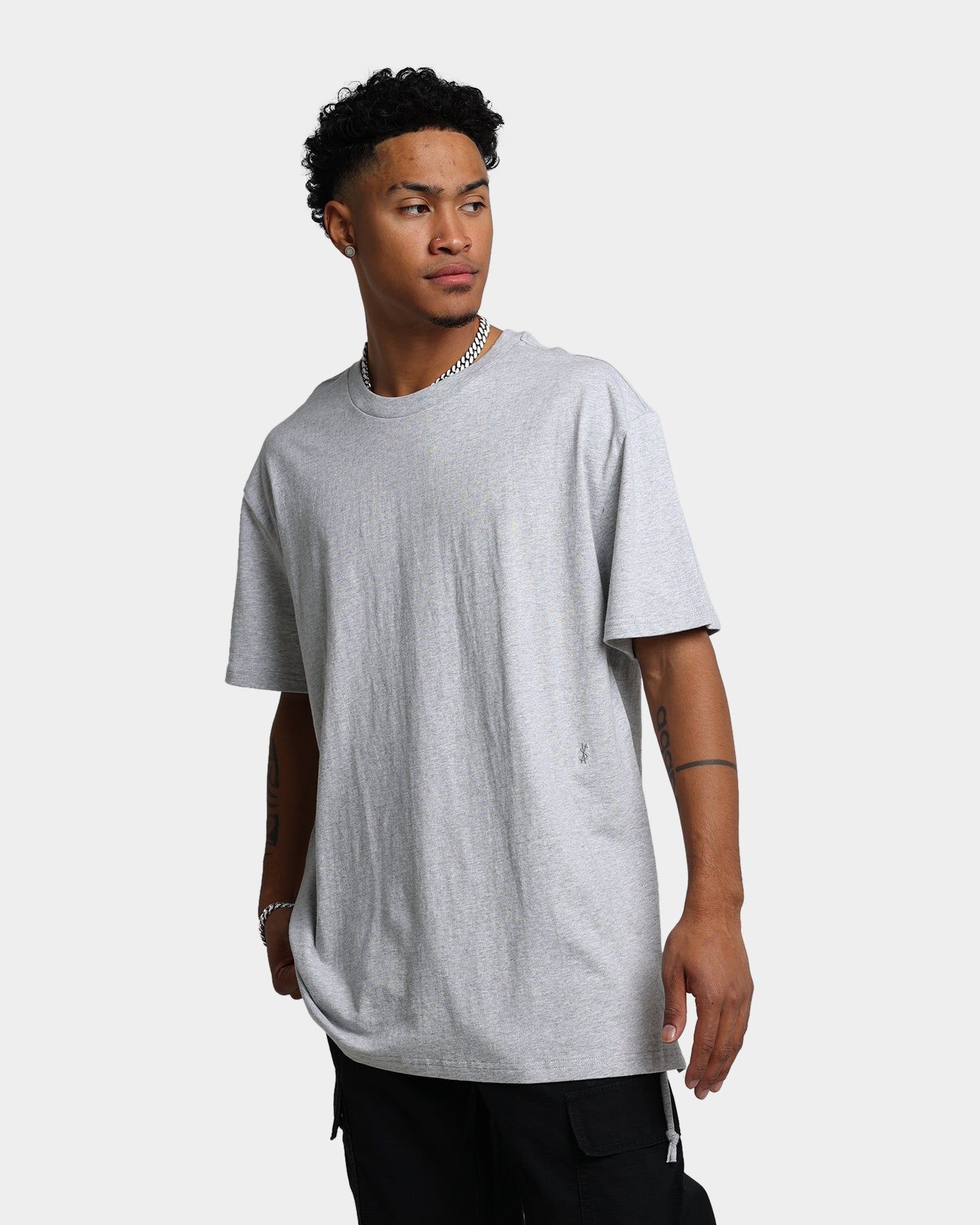 Ksubi 4 x 4 Biggie T-Shirt Grey Marle sold by Culture Kings