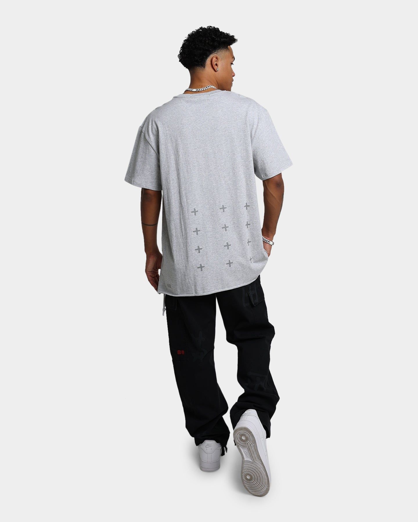 Ksubi 4 x 4 Biggie T-Shirt Grey Marle sold by Culture Kings product image thumbnail 3